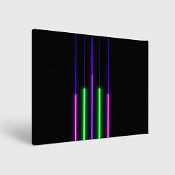 Картина прямоугольная Color Purple green pink