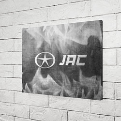 Холст прямоугольный JAC - grey gradient по-горизонтали, цвет: 3D-принт — фото 2