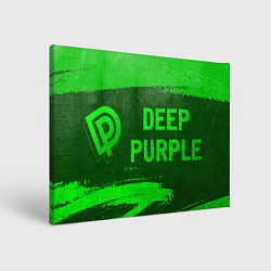 Картина прямоугольная Deep Purple - green gradient по-горизонтали