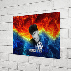 Холст прямоугольный Сектор газа Юрий Хой, цвет: 3D-принт — фото 2