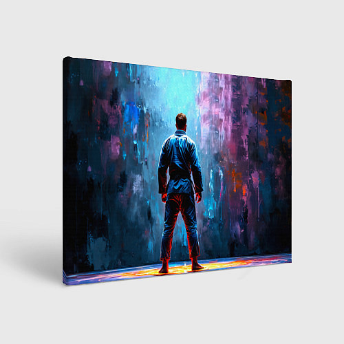 Картина прямоугольная Боец джиу-джитсу / 3D-принт – фото 1