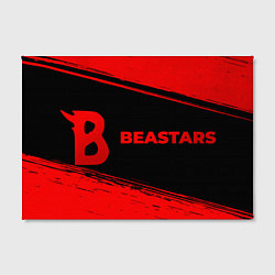 Холст прямоугольный Beastars - red gradient по-горизонтали, цвет: 3D-принт — фото 2