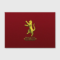 Холст прямоугольный House cat, цвет: 3D-принт — фото 2