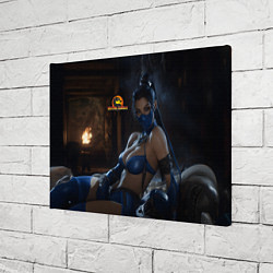 Холст прямоугольный Загадочная Китана, цвет: 3D-принт — фото 2