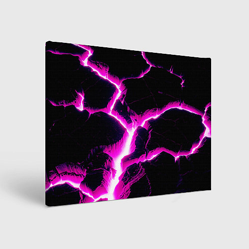 Картина прямоугольная Color pink black / 3D-принт – фото 1