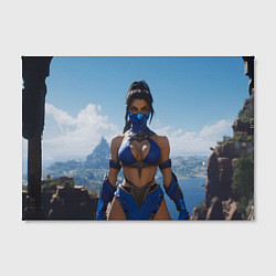 Холст прямоугольный Китана на горе, цвет: 3D-принт — фото 2