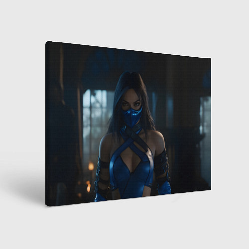 Картина прямоугольная Китана в маске / 3D-принт – фото 1