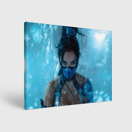 Картина прямоугольная Китана и снежный фон / 3D-принт – фото 1