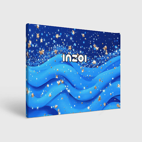 Картина прямоугольная Inzoi логотип / 3D-принт – фото 1