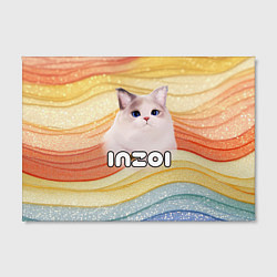 Холст прямоугольный Inzoi кошечка, цвет: 3D-принт — фото 2