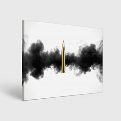 Картина прямоугольная Патрон и черный дым