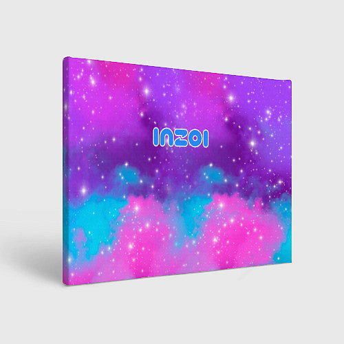 Картина прямоугольная Inzoi фиолетовые оттенки / 3D-принт – фото 1