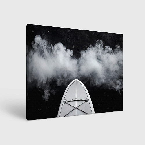 Картина прямоугольная Sup-доска в чб / 3D-принт – фото 1