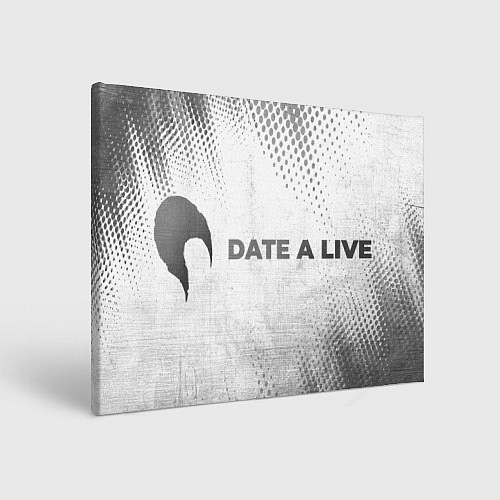 Картина прямоугольная Date A Live - white gradient по-горизонтали / 3D-принт – фото 1
