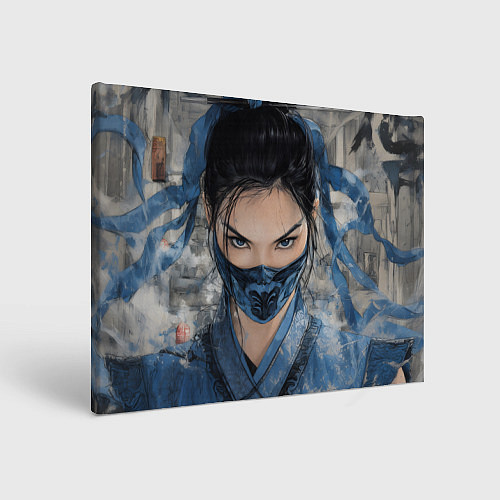 Картина прямоугольная Китана пронзительный взгляд / 3D-принт – фото 1