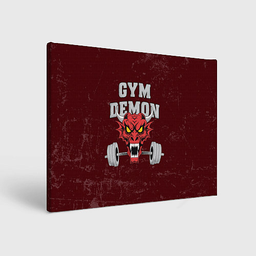 Картина прямоугольная Gym demon / 3D-принт – фото 1