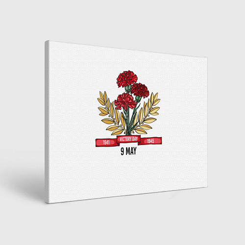 Картина прямоугольная 9 Мая victory day / 3D-принт – фото 1