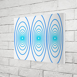 Холст прямоугольный Овалы с свечением, цвет: 3D-принт — фото 2