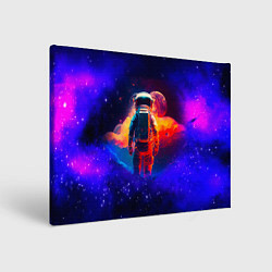 Картина прямоугольная Огненный путь космонавта