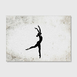 Холст прямоугольный Спортивная гимнастика на белом, цвет: 3D-принт — фото 2