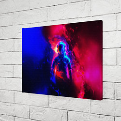 Холст прямоугольный Космонавт в пламени, цвет: 3D-принт — фото 2