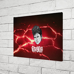 Холст прямоугольный Сектор газа портрет на красном разломе плит, цвет: 3D-принт — фото 2