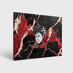 Холст прямоугольный Сектор газа ретро текстура, цвет: 3D-принт