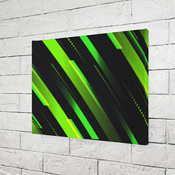 Холст прямоугольный Color black green, цвет: 3D-принт — фото 2