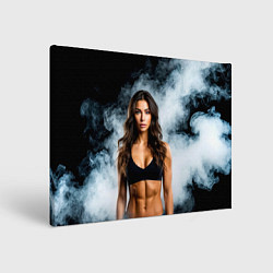 Картина прямоугольная Фитоняшка в дыму