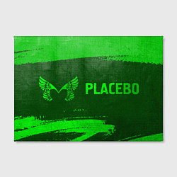 Холст прямоугольный Placebo - green gradient по-горизонтали, цвет: 3D-принт — фото 2