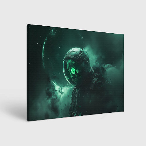 Картина прямоугольная Космический скелет / 3D-принт – фото 1