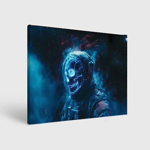 Картина прямоугольная Скелет американского космонавта / 3D-принт – фото 1