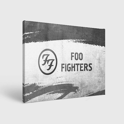 Картина прямоугольная Foo Fighters - white gradient по-горизонтали / 3D-принт – фото 1