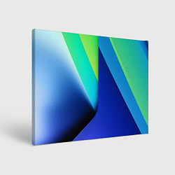 Холст прямоугольный Color blue green, цвет: 3D-принт