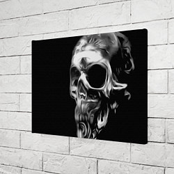 Холст прямоугольный Стилизованный череп, цвет: 3D-принт — фото 2