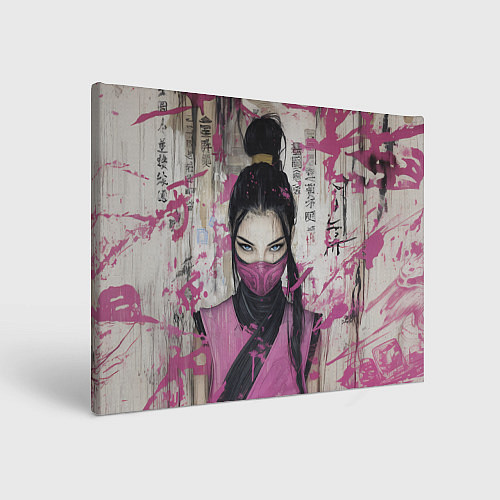 Картина прямоугольная Милина японский стиль / 3D-принт – фото 1