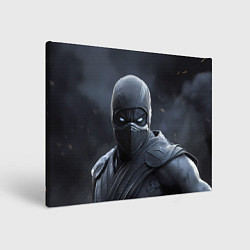 Холст прямоугольный Нуб Сайбот черный призрак, цвет: 3D-принт
