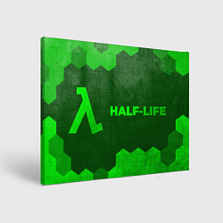 Картина прямоугольная Half-Life - green gradient по-горизонтали