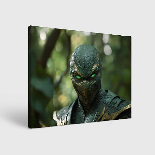 Картина прямоугольная Reptile green Mortal kombat / 3D-принт – фото 1