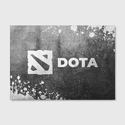 Холст прямоугольный Dota - grey gradient по-горизонтали, цвет: 3D-принт — фото 2