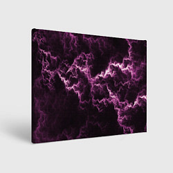 Картина прямоугольная Lightning pink glow
