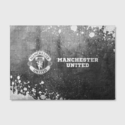 Холст прямоугольный Manchester United - grey gradient по-горизонтали, цвет: 3D-принт — фото 2