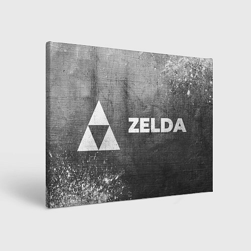 Картина прямоугольная Zelda - grey gradient по-горизонтали / 3D-принт – фото 1