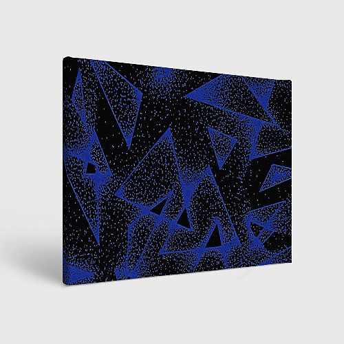 Картина прямоугольная Triangles with dots / 3D-принт – фото 1