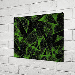 Холст прямоугольный Triangles with dots, цвет: 3D-принт — фото 2