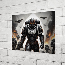 Холст прямоугольный Warhammer 40k космодесант, цвет: 3D-принт — фото 2
