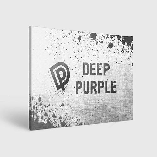 Картина прямоугольная Deep Purple - white gradient по-горизонтали / 3D-принт – фото 1