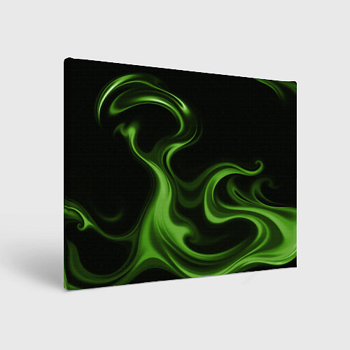 Картина прямоугольная Green black / 3D-принт – фото 1