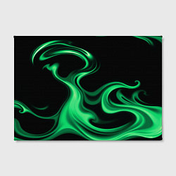 Холст прямоугольный Color green smoke, цвет: 3D-принт — фото 2