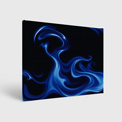 Холст прямоугольный Color blue smoke, цвет: 3D-принт